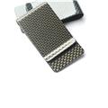 Free shipping Silicon Band Carbon Fiber Slim Card Holder Wallet  Money Blocking Money Clip