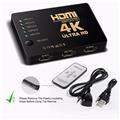 BSM  HDMI Switch 5 input 1 output 3d 5 port 4k HDMI switcher selector splitter with hub IR Remote for HDTV DVD Xbox OEM Support