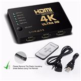 BSM  HDMI Switch 5 input 1 output 3d 5 port 4k HDMI switcher selector splitter with hub IR Remote for HDTV DVD Xbox OEM Support