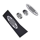 AT/ MT Aluminum alloy Car foot gas clutch  pedals Cover For BMW MINI
