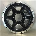 JWL VIA size 14 15 16 17 18 Inch black machined 4*4 SUV with Pcd 6/139.7 Alloy wheel for sales