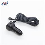 car cigarette lighter plug with right angle dc plug