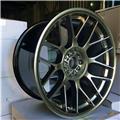 JWL VIA with Hyper black size 15 16 17 18 inch aftermarket alloy rims for sale