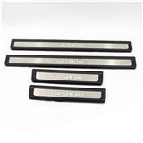 OEM Type Stainless Steel ABS Plastic Carbon Fiber Black Color LED Door Sill Scuff Plate For Qashaqi