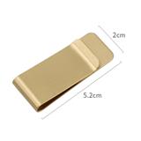 Vintage Brass Money note book Clip Card Holder Outdoor Small Tool EDC