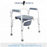 Medical Hot Sale Aluminum/ Stainless steel Manual Commode Chair 8800L