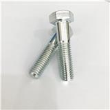Hexagon head bolts DIN 931  grade 8.8 Galvanized Zinc M12x50