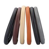 HOT Genuine Leather Customize Bus Steering Wheel Cover Embossed Black
