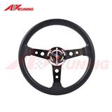 AK-tuning 340mm carbon look / ABS / PU  racing steering wheel ODM and OEM