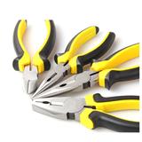 Multi tool locking crimping cutting combination plier