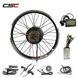 36V 500W electric E bike Bicycle Conversion Kit Rengeration LCD display 20'' 24'' 26'' 27.5'' 28'' 29'' 700C Rear or Front wheel