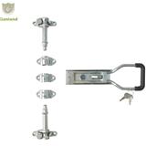 GL-11112 Steel Zinc Plated Truck Trailer Door Lock With Security Keys Handle Lock