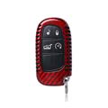 Carbon Fiber Car Styling Car Key Covers Case Shell For Jeep Journey Grand Cherokee Compass Patriot Dodge Shell High Quality