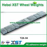 adhesive steel wheel balance weights with zn plated
