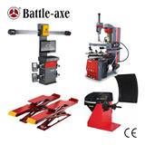 3d wheel alignment car lift hoist tire changer and balancer combo
