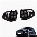 OEM LED Fog Light Lamp Daytime Running Light Set Auto Car White LED DRL Light For KIA Sportage QL kx5 2016 2017