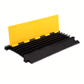 900*500*50mm Yellow Rubber 5 Tracks Cable Cord Protector hump cover