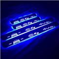 OEM acrylic moving light led door sill plates For Kiaa k5