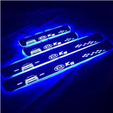OEM acrylic moving light led door sill plates For Kiaa k5