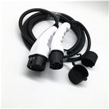 16A 32A Type 2 to Type 2 ev charging connector 250V ev cable female to male ev plug