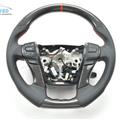2016 most popular flat bottom sport Car Carbon Fiber Steering Wheel For New Reiz