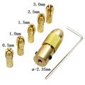 2/2.35/3.17/4.05/5.05 mm Electric Motor Shaft Mini Drill Chuck Fixture 0.3mm-3.0mm Small To Drill Bit Micro Chuck Fixing Device
