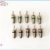 DeLin Safe Tire Valve Cores Car air conditioner Replacement Tire Valve Stem Core R134A