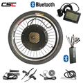 CSC Free Shipping Electric bike conversion Kit 1500W 48V ebike Front or Rear wheel hub motor LCD display and bluetooth function