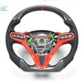 100% real Carbon Fiber Steering Wheel racing car wheel For honda Civic 8th