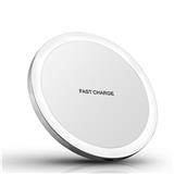 Qi Standard ultra-thin fast charge 9V 10W desktop wireless charger for mobile phone with CE, FCC, ROHS certification