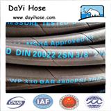 rubber hose DIN EN 853 2SN 1/2" rubber hose hydraulic rubber hose