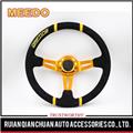 75MM/90MM 14inch racing sport suede/leather/pvc mugen steering wheel