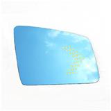 Side rear view mirror glass for mercedes benz E200 E300 Blue wide angle view led turn signal arrow heat rearview mirror