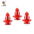 Auto buckle clips and plastic bumper for rivets set