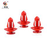 Auto buckle clips and plastic bumper for rivets set