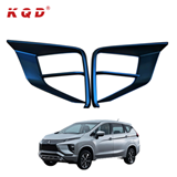 Fancy design chrome two color front light cover lamp cover for Mitsubishi xpander light cover