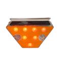 120X70X50MM high light trapezoid solar led delineator