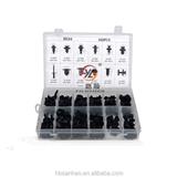 HE64 Assorted Auto Body Plastic Retainer Car Trim Clip Assortment 168pcs