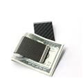 Free shipping Smart gift slim minimalist pocket money clip  Money blocking carbon fiber card holder business card wallet