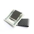 Free shipping Best selling money clip wallet carbon leather wallet men slim