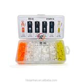 HE41 Pom Auto Clips Plastic Fasteners Assorted 270pcs