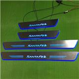 car body kits moving led door scuff plate for SantaFe 2012-2016