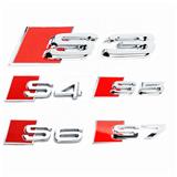 3D Metal S3 S4 S5 S6 S7 S8 Letter Sticker Car Body Side Fender Rear Trunk Emblem Badge Badge