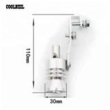 Universal L Size Red Car Turbo Whistle Exhaust Muffler Pipe Blow Valve