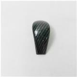 ABS Carbon fiber Chrome For Nissan Navara 2017 Car gear shift knob handle Cover Trim car styling Accessories 1pcs/set
