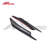 Front carbon fiber  bumper carnard spoiler carnard refit