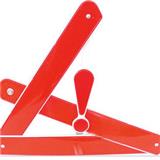 reflective warning triangle car triangle sign for warning
