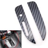 Other car accessory interior decorative Carbon Fiber Gear Shift Panel Frame Cover for Ford Mustang 2015 2016 2017 body parts