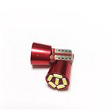 Wholesale universal red T10 for car cree led chip  brand chip 6 SMD 4014 chip marker LED, indicator led, reading bulb