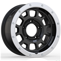 black SUV offroad car alloy wheels 15 inch 16 inch 17 inch 6 x 139.7 5 x 150  rims with bead-lock